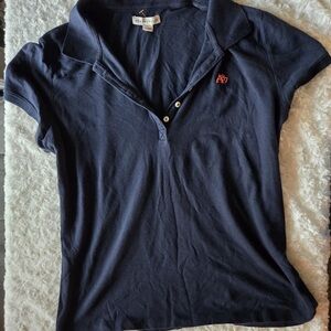 Aeropostale Navy Blue Short Sleeve Polo